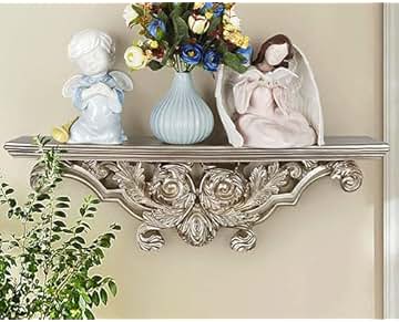 アンティーク　壁掛けコンソール　ウォールラック　壁掛け　シェルフ　ゴールド　金 marki1.jpg